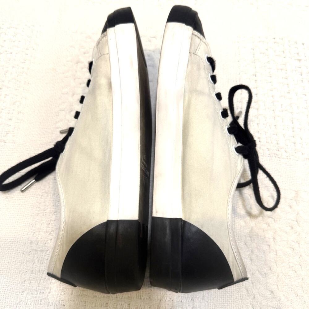The Office of Angela Scott 9.5 El Capitan two-tone canvas sneakers 3274 - Picture 7 of 10